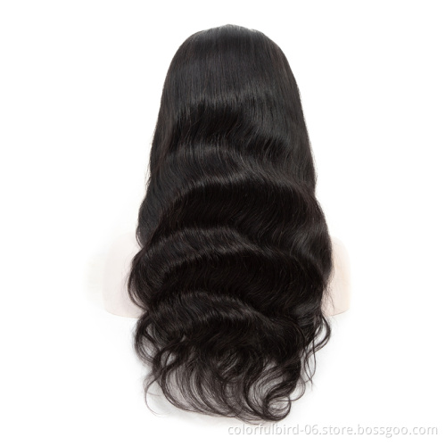 28 inch Brazilian hair body wave 13x4 HD transparent Lace Front Wig Remy Human Hair Wigs For Women body wave Wig